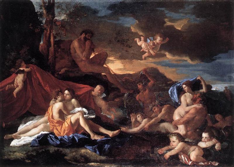 POUSSIN, Nicolas Acis and Galatea stg oil painting image